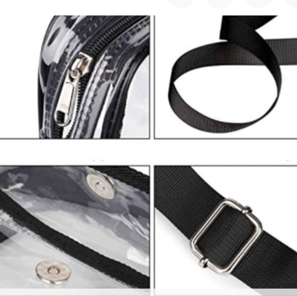 🚨Medium Sz Clear Crossbody Bag NWT - Picture 3 of 7